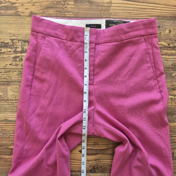 J. Crew Willa Blazer And Pantsuit Wool Blend Pink Size 6 - Picture 6 of 11